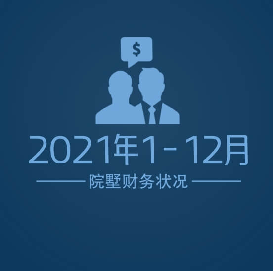 2021年1月至12月小区物业公司财务公示